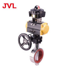 JL manual Pneumatic sanitary butterfly valve